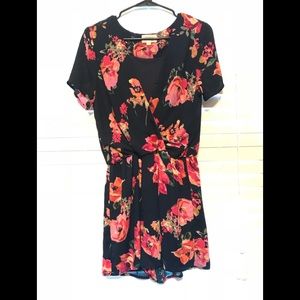 Everly floral romper